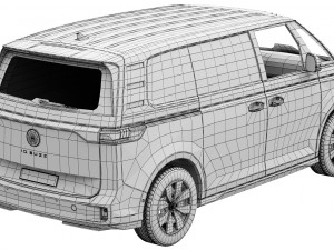 Volkswagen ID Buzz Cargo 2023 3D Model