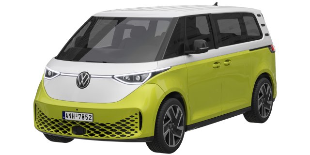 Volkswagen ID Buzz 2023 Model 3D .c4d .max .obj .3ds .fbx .stl .blend 
