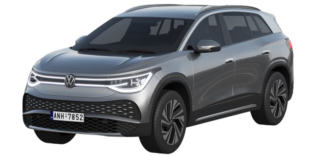 Volkswagen ID6 X 2022 3D Model .c4d .max .obj .3ds .fbx .stl .blend 