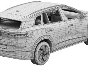 Volkswagen ID6 X 2022 3D Model