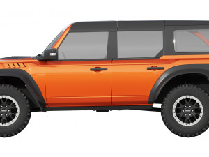 Ford-Bronco Raptor 2022 3D Модель