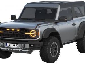 Ford-Bronco Raptor 2-door 2022 3D Models