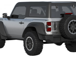 Ford-Bronco Raptor 2-door 2022 3D 模型