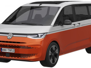 Volkswagen Multivan 2022 3Dモデル