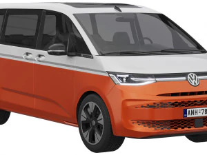 Volkswagen Multivan 2022 3D Model
