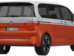 Volkswagen Multivan 2022 Model 3D