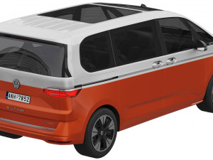 Volkswagen Multivan 2022 Model 3D