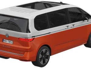 Volkswagen Multivan 2022 3D Model