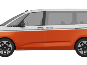 Volkswagen Multivan 2022 3D Model