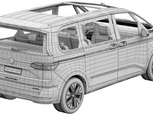 Volkswagen Multivan 2022 3D Model