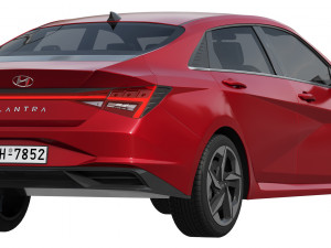 Hyundai Elantra 3D 모델