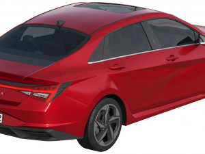 Hyundai Elantra 3D 모델