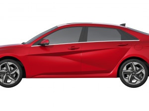 Hyundai Elantra 3D 모델