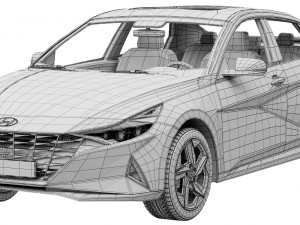Hyundai Elantra 3D 모델
