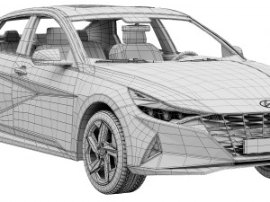 Hyundai Elantra 3D 모델