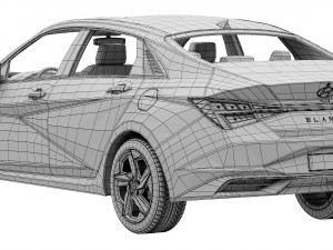 Hyundai Elantra 3D 모델