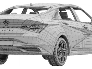 Hyundai Elantra 3D 모델