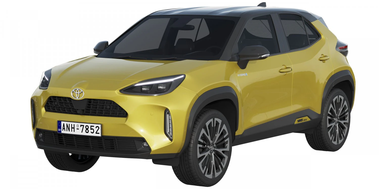 Toyota Yaris Cross 3D Model .c4d .max .obj .3ds .fbx .stl .blend 