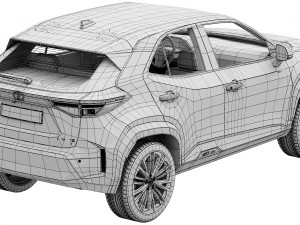 Toyota Yaris Cross 3D Модель