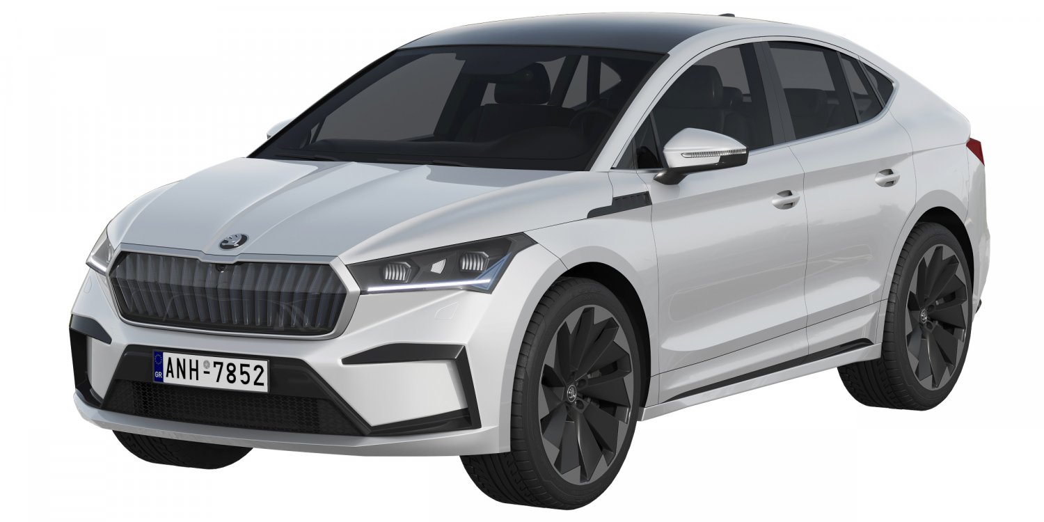 Skoda Enyaq Coupe iV 3D Model in SUV 3DExport