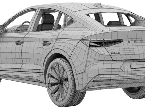 Skoda Enyaq Coupe iV 3D Model