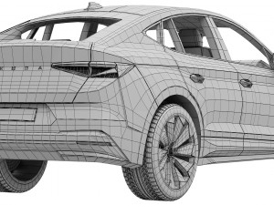 Skoda Enyaq Coupe iV 3D Model