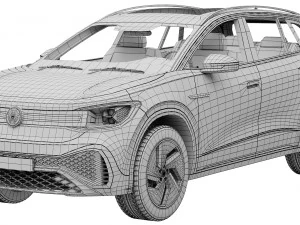 Volkswagen ID6 CROZZ 2022 3D Model