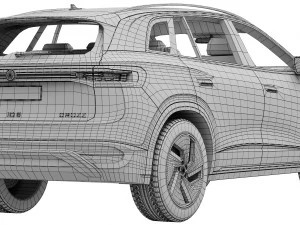 Volkswagen ID6 CROZZ 2022 3D Model