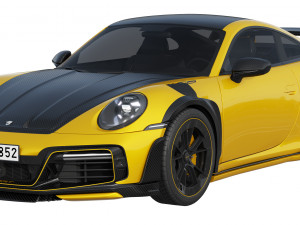 Porsche 911 TECHART GTstreet R 2022 3D Model