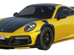 Porsche 911 TECHART GTstreet R 2022 3Dモデル