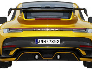 Porsche 911 TECHART GTstreet R 2022 3D Model