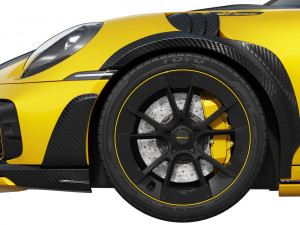 Porsche 911 TECHART GTstreet R 2022 3D Model