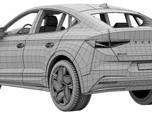 Skoda Enyaq Coupe RS iV 3D 모델