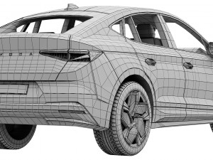 Skoda Enyaq Coupe RS iV 3D 모델