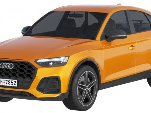 Audi SQ5 sportback 3Dモデル