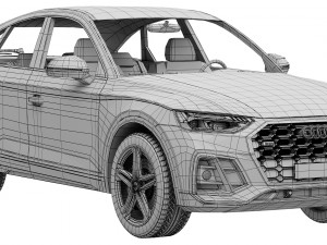 Audi SQ5 sportback 3D Model