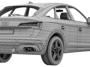Audi SQ5 sportback 3D Model