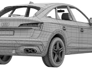 Audi SQ5 sportback 3D Model