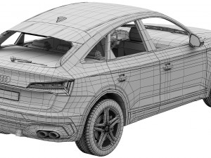 Audi SQ5 sportback 3D Model