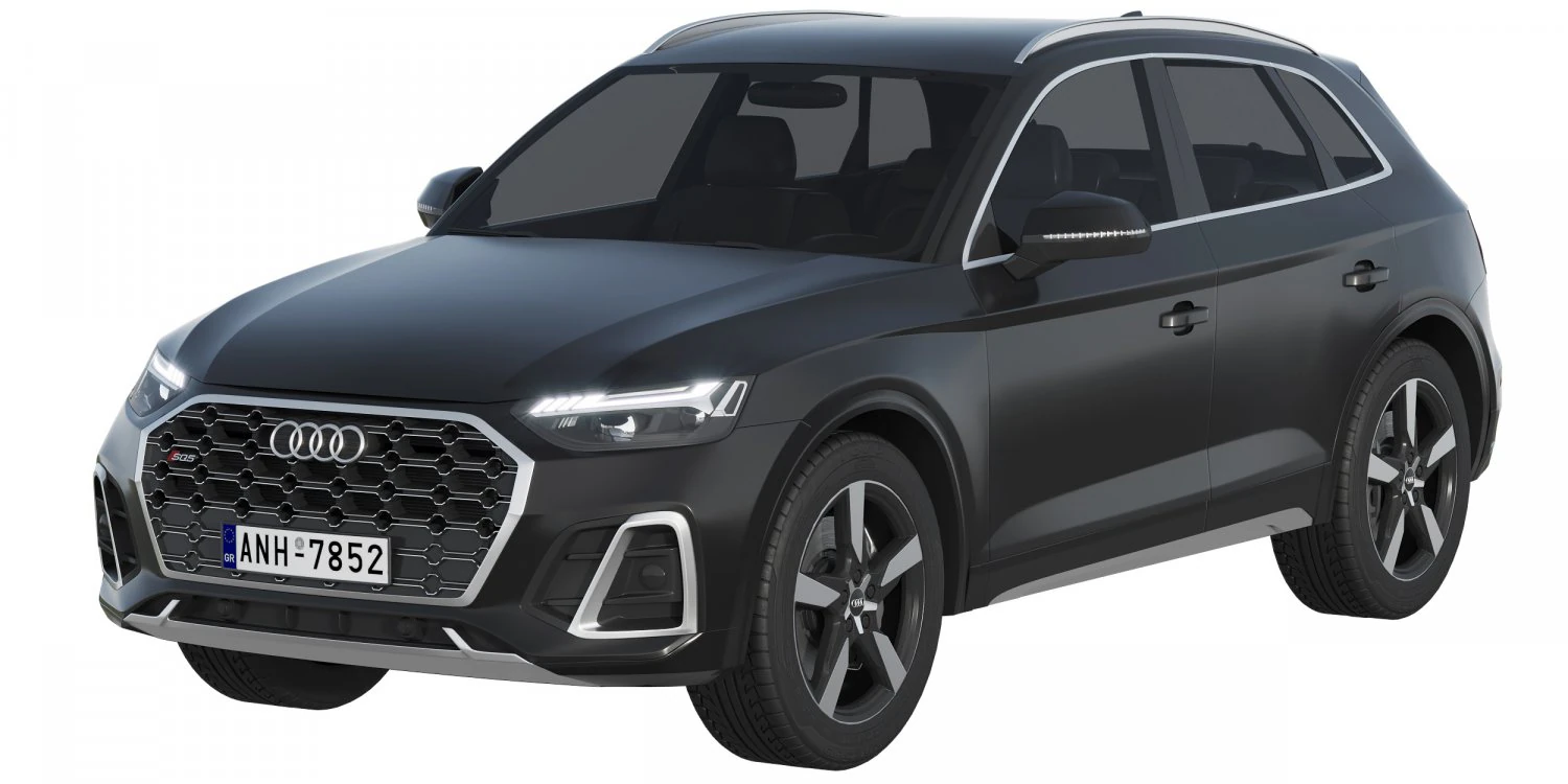 Audi SQ5 2021 3D Model .c4d .max .obj .3ds .fbx .stl .blend 