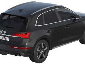 Audi SQ5 2021 3D Model