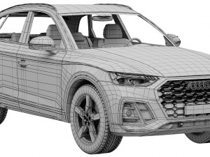 Audi SQ5 2021 3D Model
