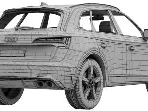 Audi SQ5 2021 3D Model
