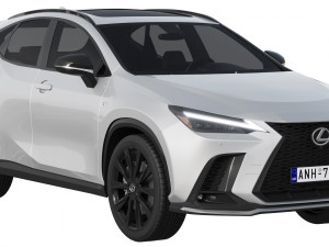 Lexus NX300 F-Sport 2022 3D Model