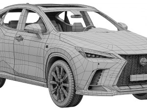 Lexus NX300 F-Sport 2022 3D Model