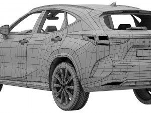 Lexus NX300 F-Sport 2022 3D Model