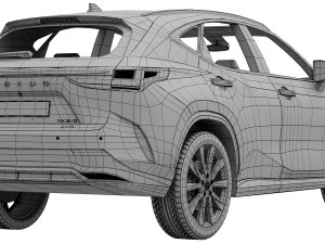 Lexus NX300 F-Sport 2022 3D Model