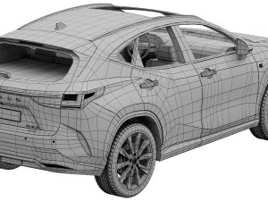 Lexus NX300 F-Sport 2022 3D Model