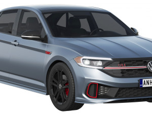 Volkswagen Jetta GLI 2022 Model 3D