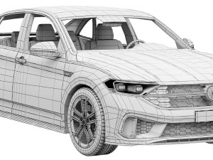 Volkswagen Jetta GLI 2022 Model 3D